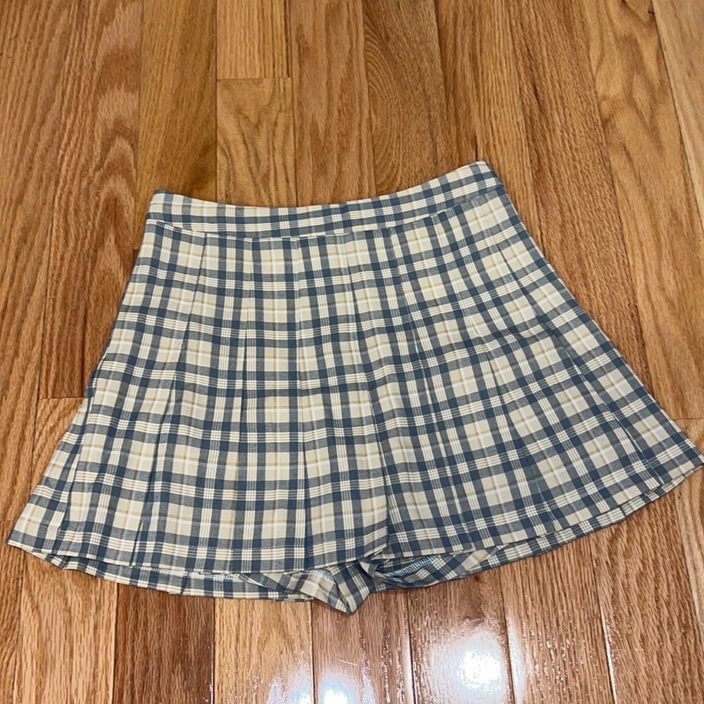 Cotton Candy LA plaid skort